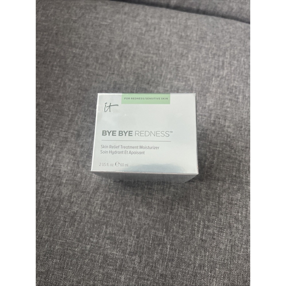 Original IT Cosmetics Bye Bye Redness Sensitive Skin Moisturizer Face Cream 2oz